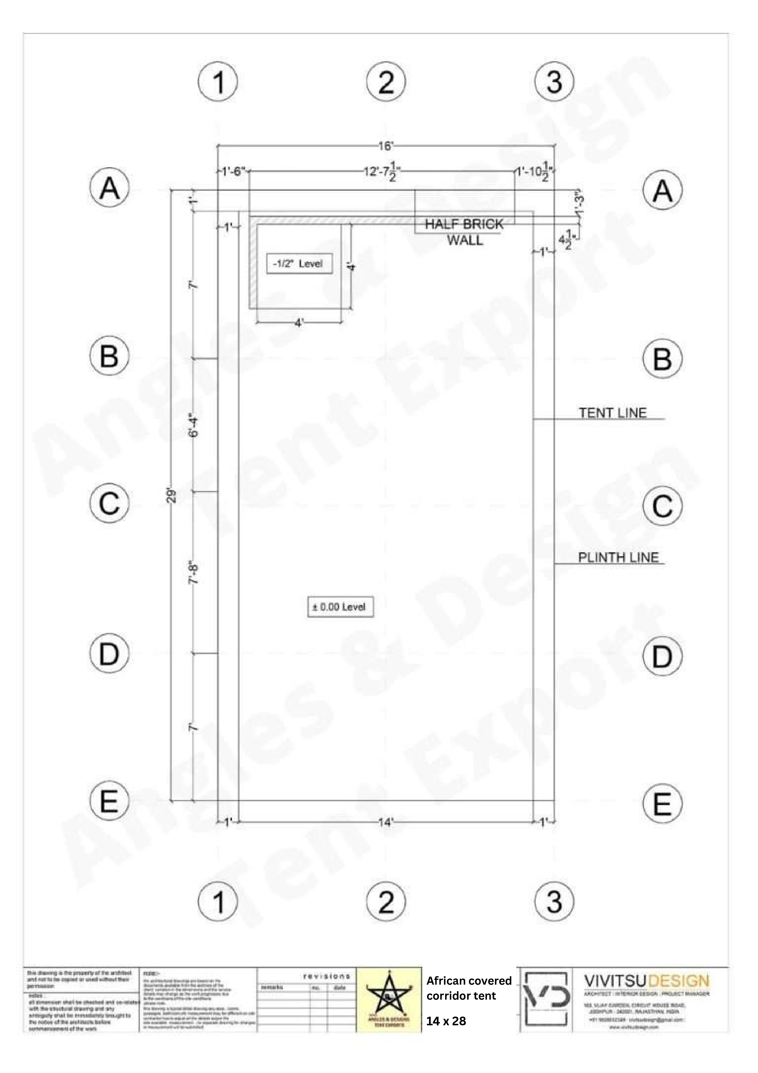 12x24 Tent Electrical Layout